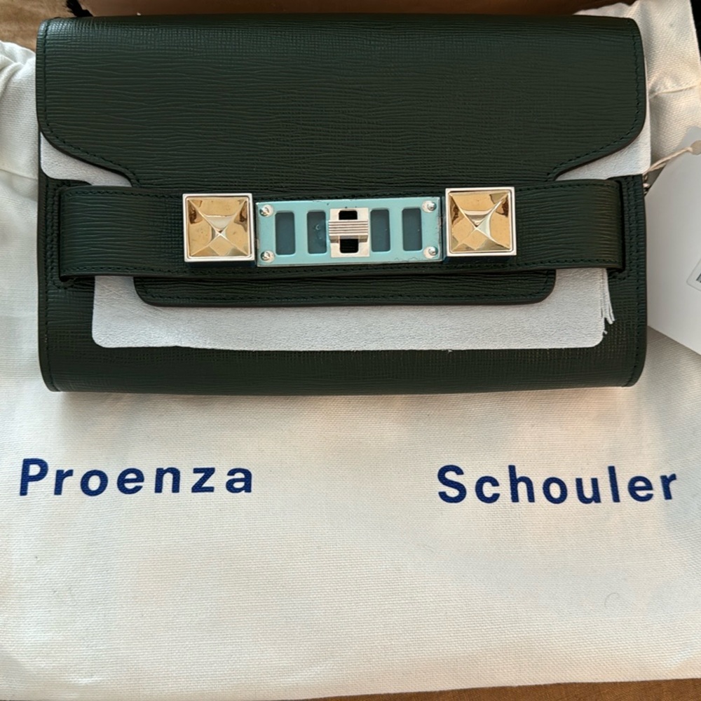 PROENZA SCHOULER
Chain PS11 textured-leather clutch